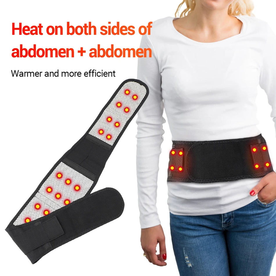 Adjustable Waist Tourmaline Self Heating Magnetic Belt