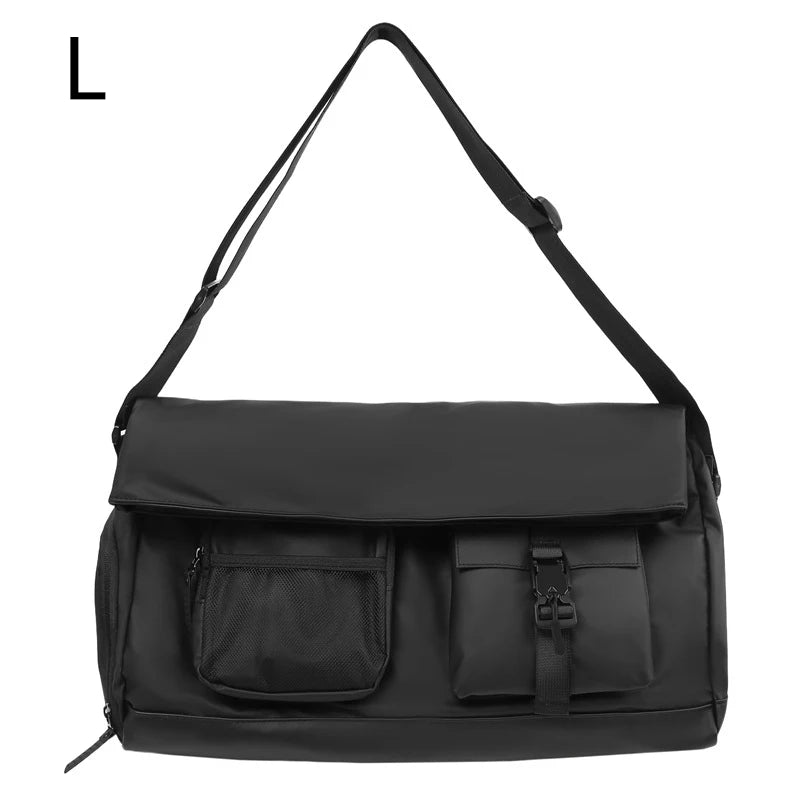 Gym Sports Shoulder Bag &ndash; AllInOne Dry Wet Compartment Black L