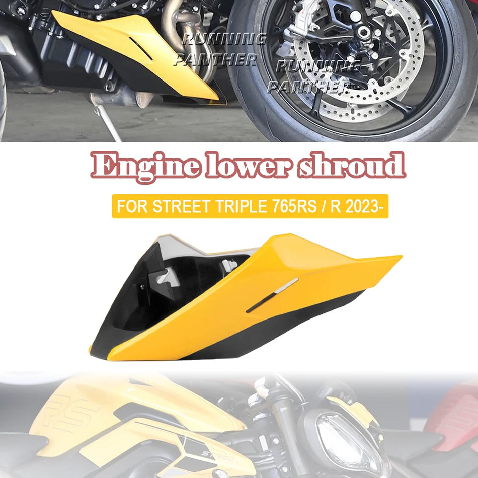Lower Belly Pan Guard for Street Triple 765RS 2017-2024