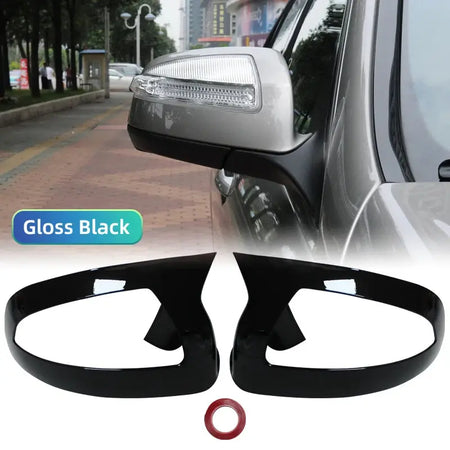 For Mercedes Benz C Class W204 S204 Viano Vito W639 ML W164 2007-2014 Rearview Side Mirror Cover Caps Protective Shell by InterCyprus Trading Ltd
