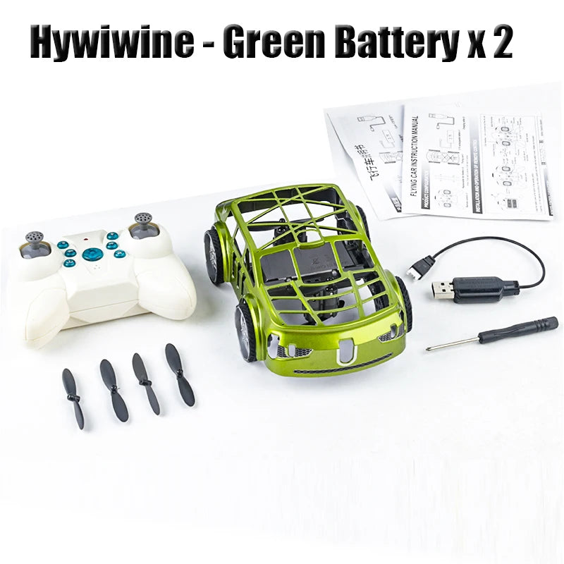 RC Drone 2 In 1 &ndash; Aerial Photography And Ground Control Green2b
