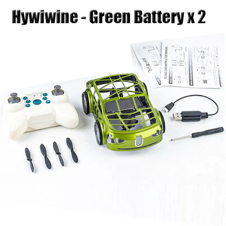 RC Drone 2 In 1 &ndash; Aerial Photography And Ground Control Green2b