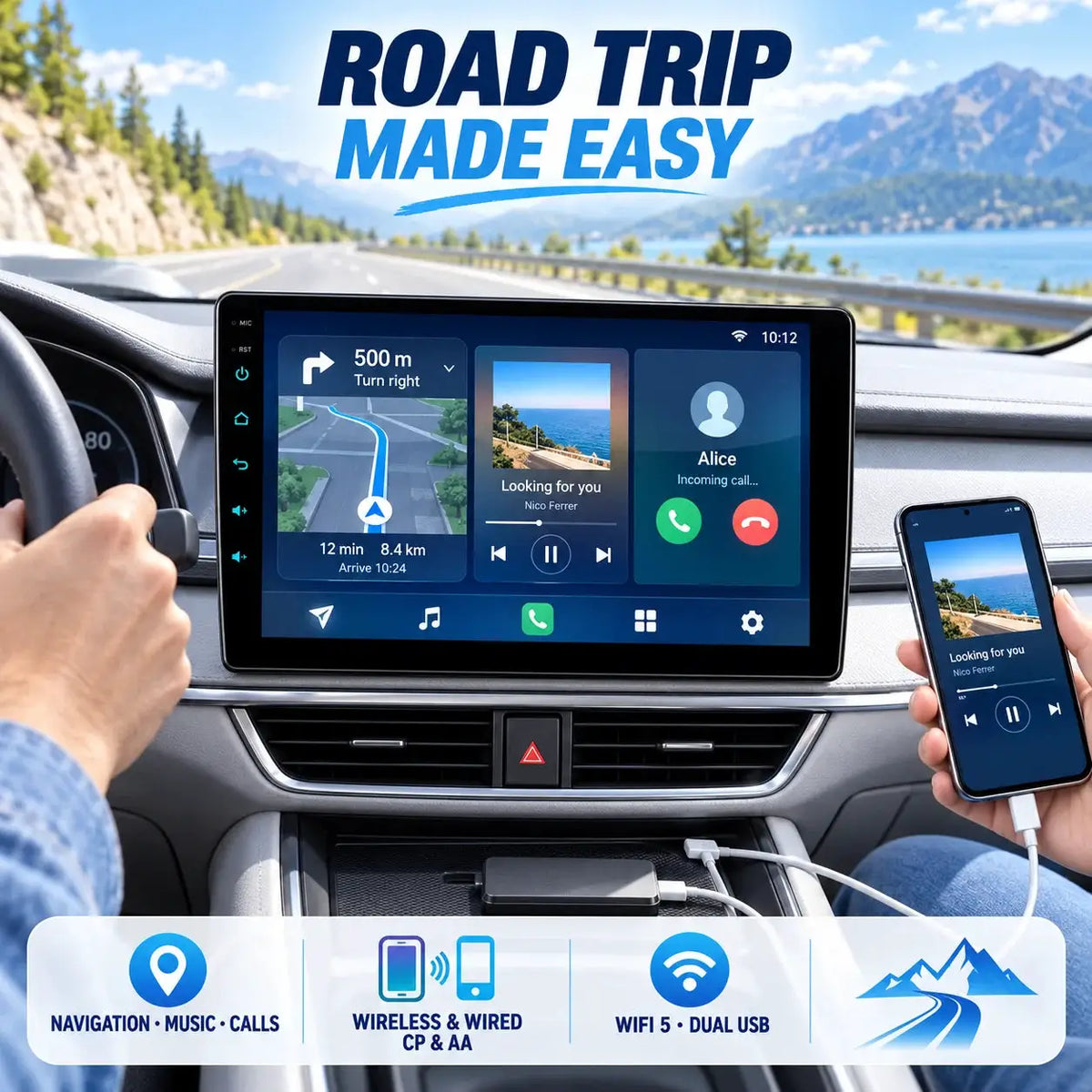 2Din Android 15 CarPlay Radio For Citroen Berlingo 2 B9 Peugeot Partner by InterCyprus Trading Ltd