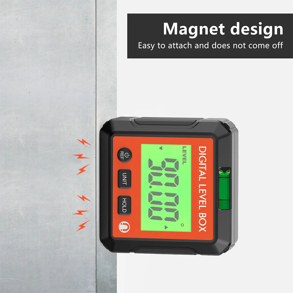 360 Degree Angle Finder Magnetic Protractor - Precise