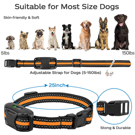 WXRPET Waterproof Electric Dog Training Collar with Remote Control