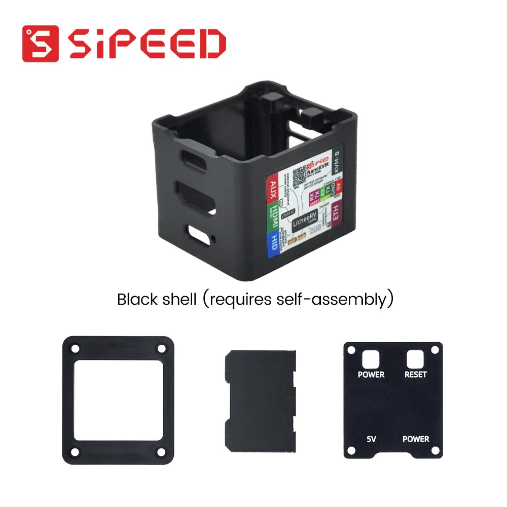 Sipeed NanoKVM PiKVM Mini: Remote Control for Raspberry Pi FULL Black Shell