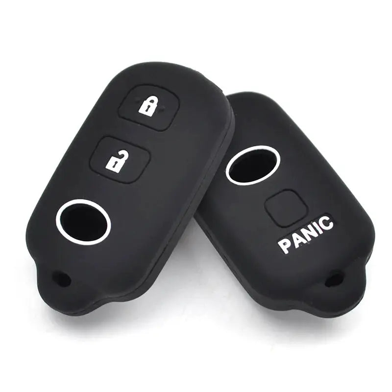 Silicone Key Case Cover For Toyota FJ Cruiser Highlander 4Runner Celica Camry Corolla Echo Keyless Fob Shell Holder Protector by InterCyprus Trading Ltd