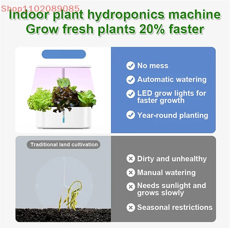Intelligent Hydroponic Growing System &ndash; Auto Timer Light