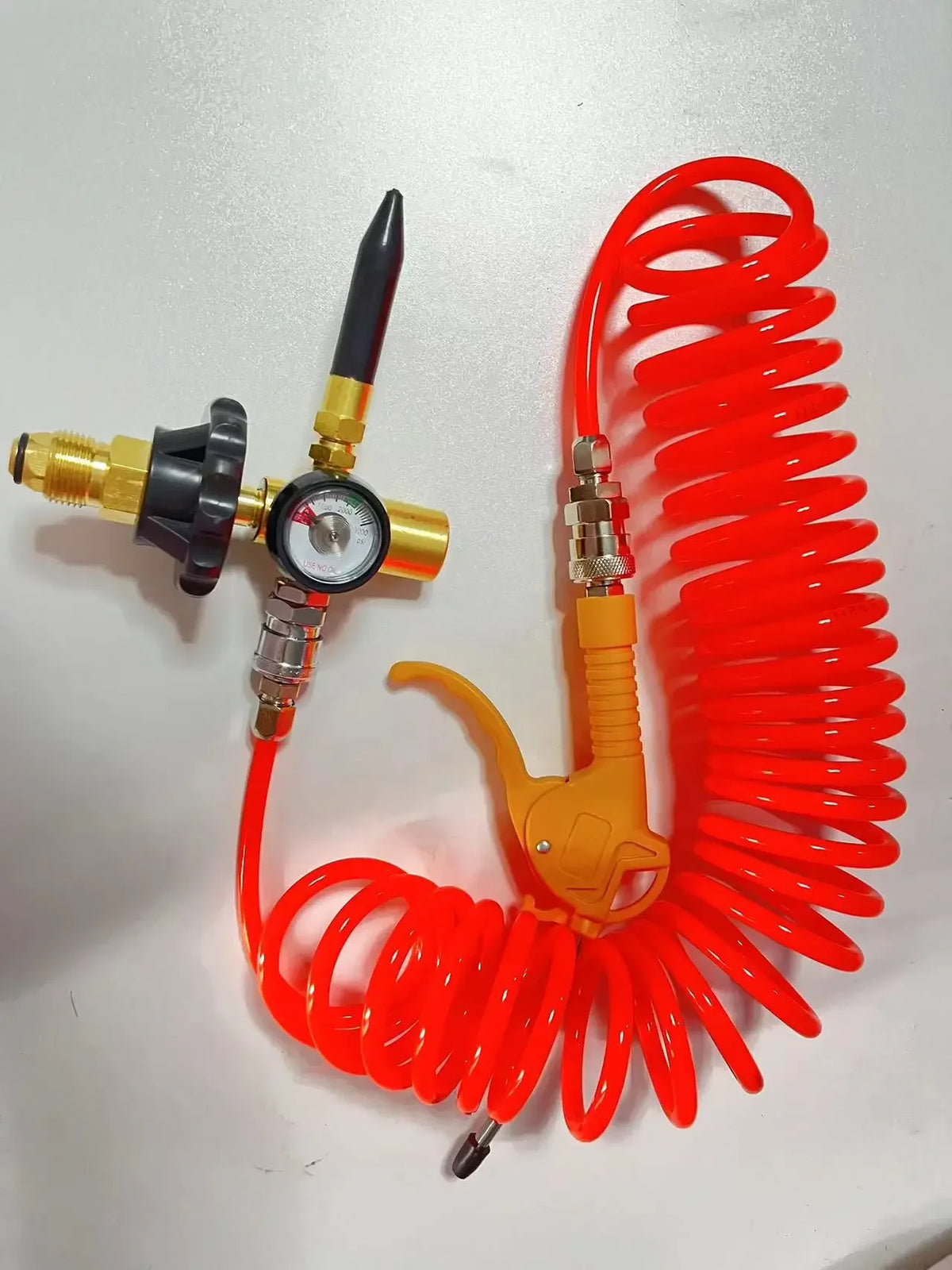 HX0044 All Copper Helium Pressure Reducer - Dual Outlet