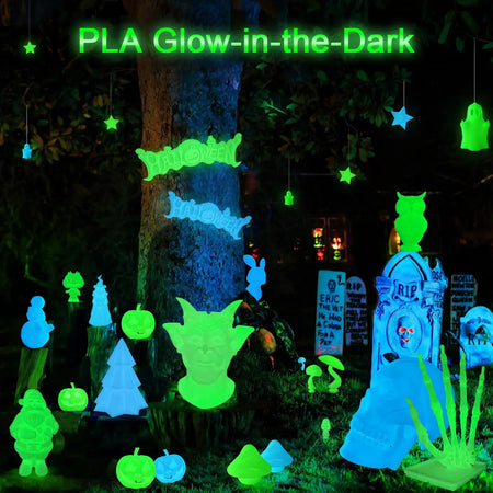 1.75mm PLA Luminous 3D Printer Filament &ndash; Glow In The Dark