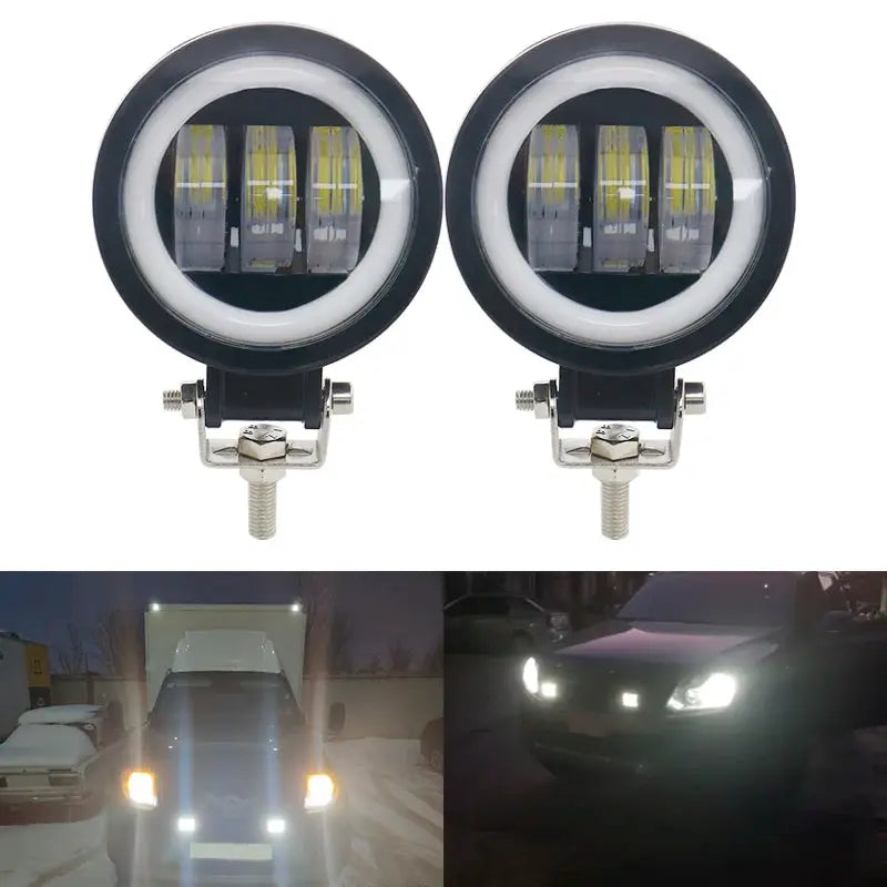Fog Square Or Round Headlight for Auto/Motor Vehicles And Electric Scooters Arctic V3+, 1 Piece by InterCyprus Trading Ltd