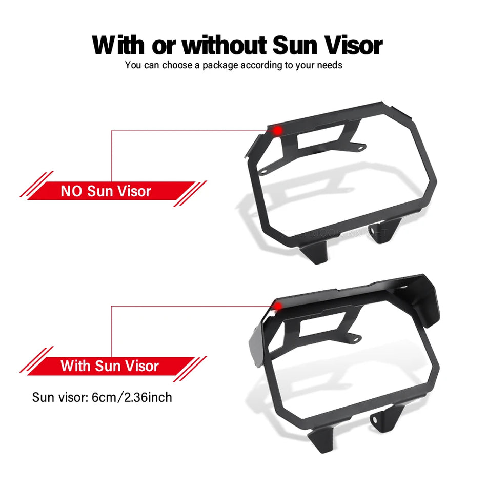 Protezione Schermo TFT Antifurto BMW R1300GS per R 1300 GS 2023-2024 Scudo in Acciaio Inossidabile