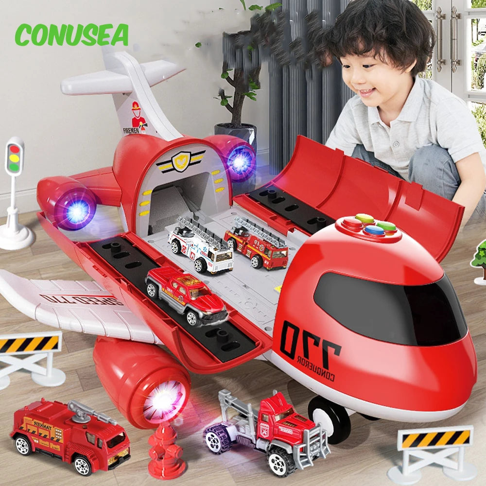 Airplane Toy Model Set &ndash; Multi-Function Inertia Movement