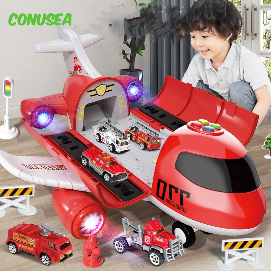 Airplane Toy Model Set &ndash; Multi-Function Inertia Movement