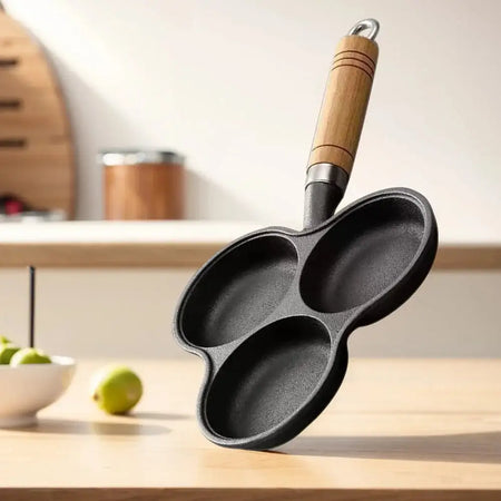 Alloet 4 To 7 Cup Breakfast Egg Pan Nonstick Pancake Pan