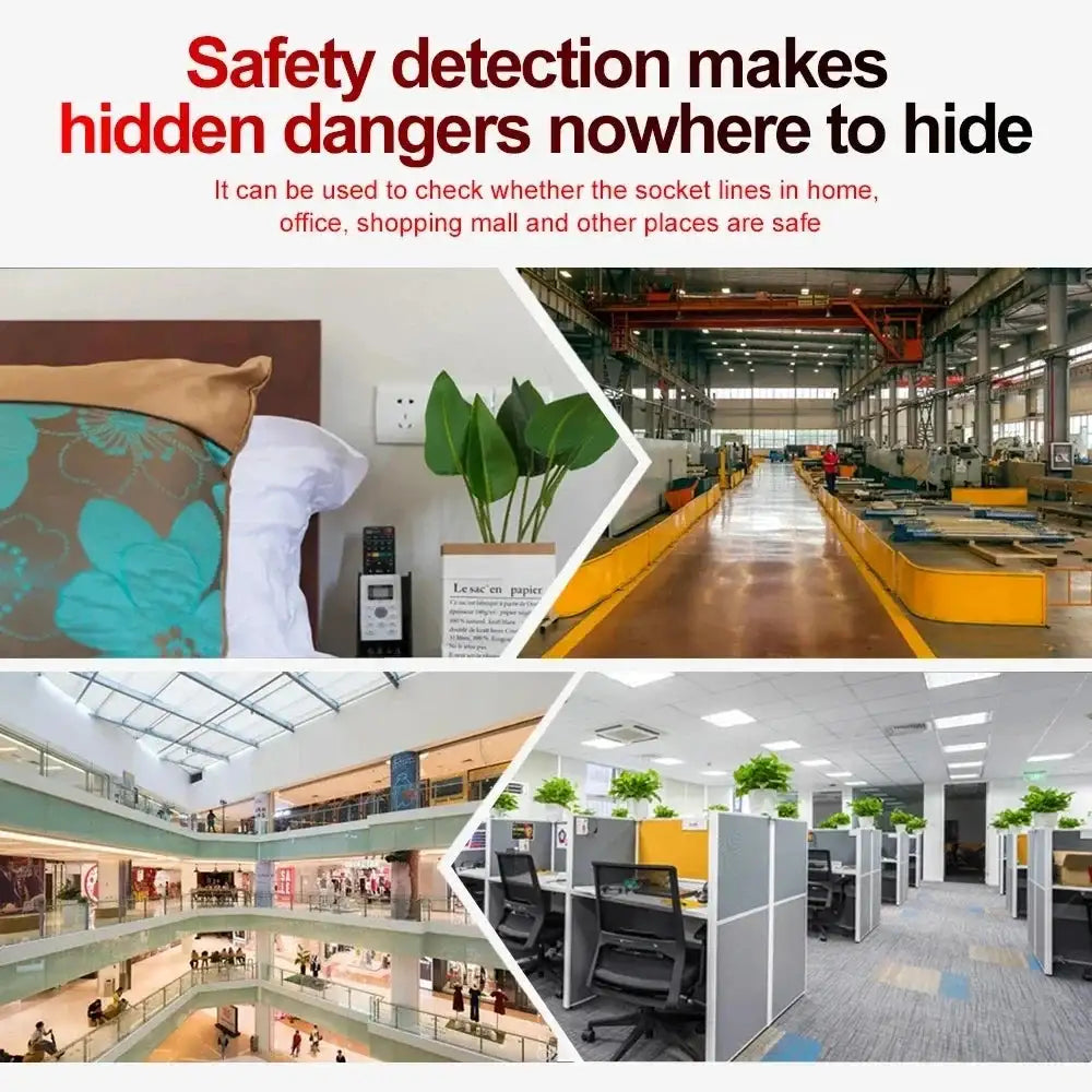 Socket Tester Pro Voltage RCD 30mA Ground Polarity UK EU