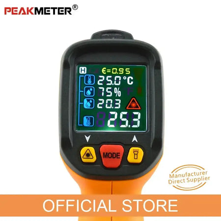 PeakMeter PM6530D Digital Infrared Thermometer Non Contact