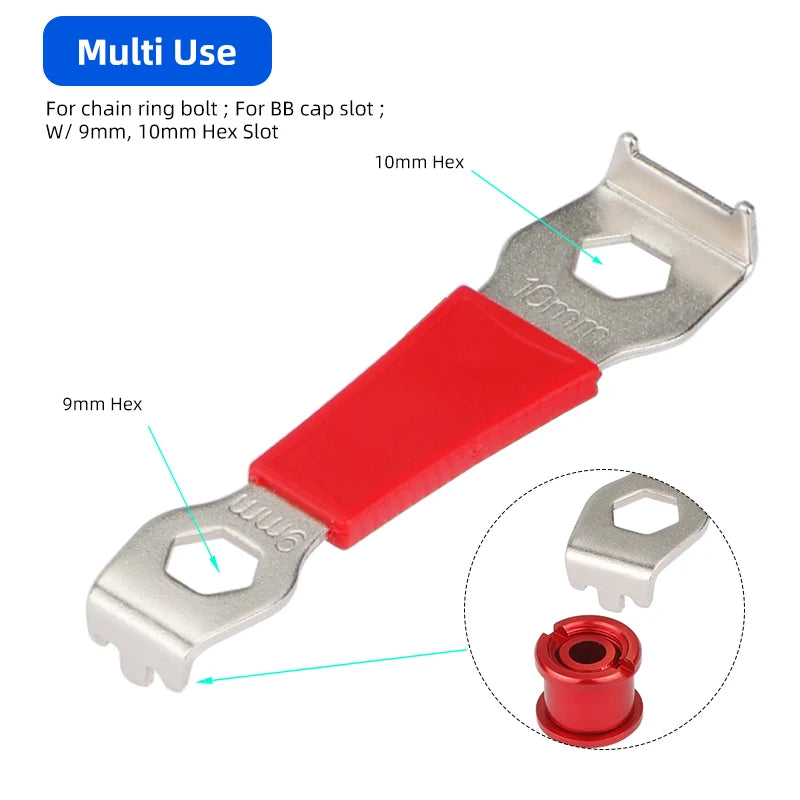 Deemount Chainring Wheel Bolt Extractor Tool &ndash; Durable Carbon Steel Construction