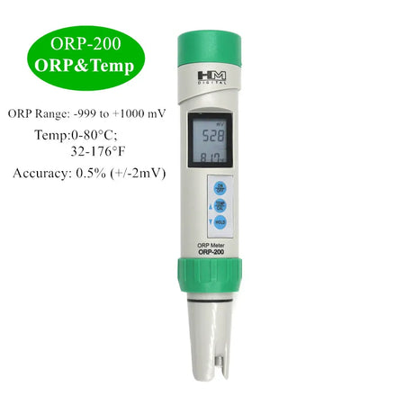 HM 2 3 4 in 1 PH Meter - All in One Water Quality Tester ORP-200