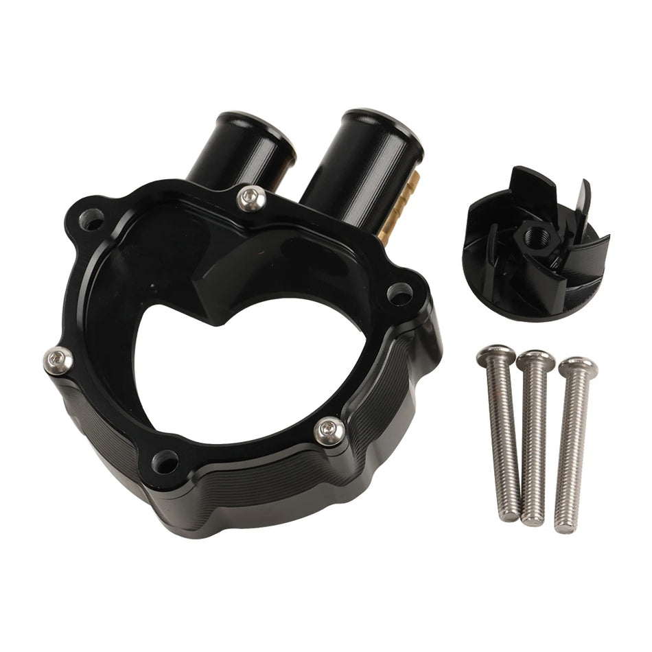 Vespa GTS/GTV vandpumpe dæksel beskytter, aluminium, gennemsigtig