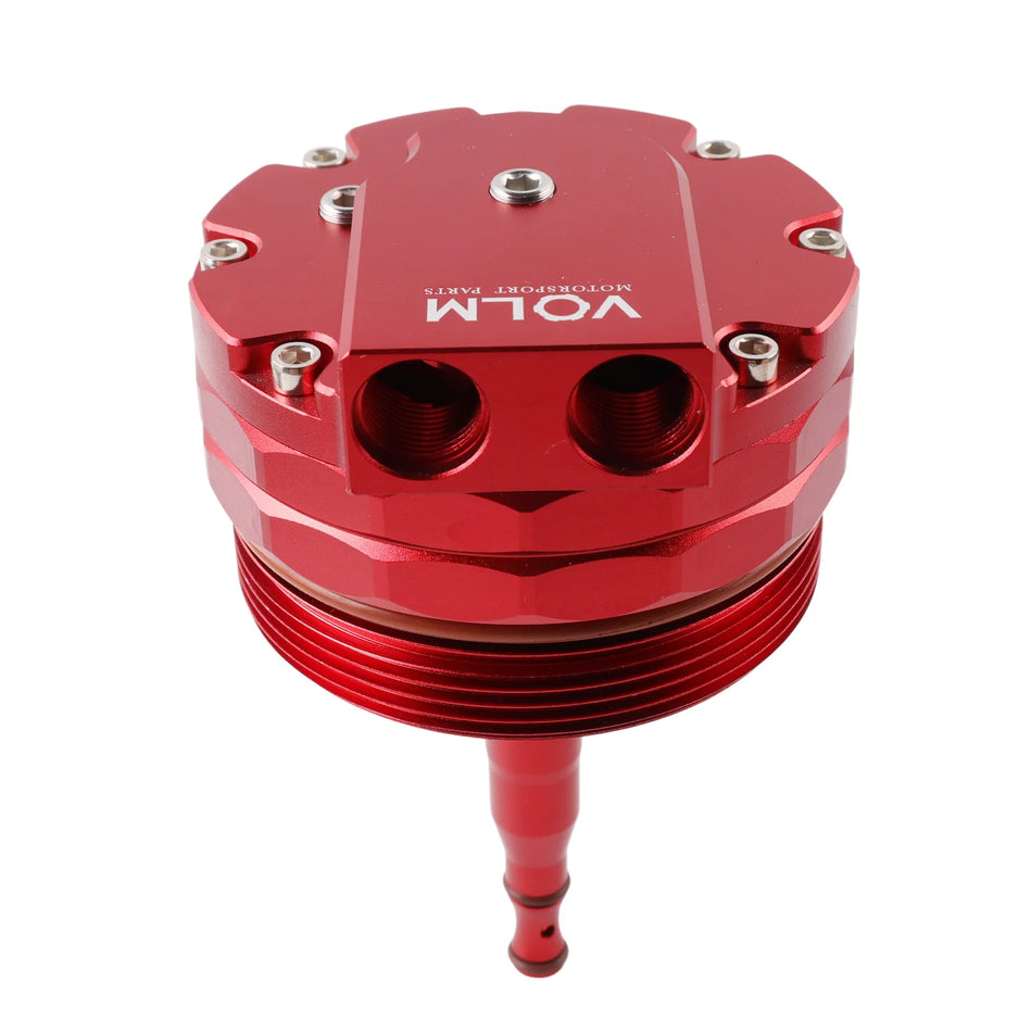 Adaptador de Enfriador de Aceite de Motor de Aluminio para Tapa de Filtro de Aceite BMW E46 E61