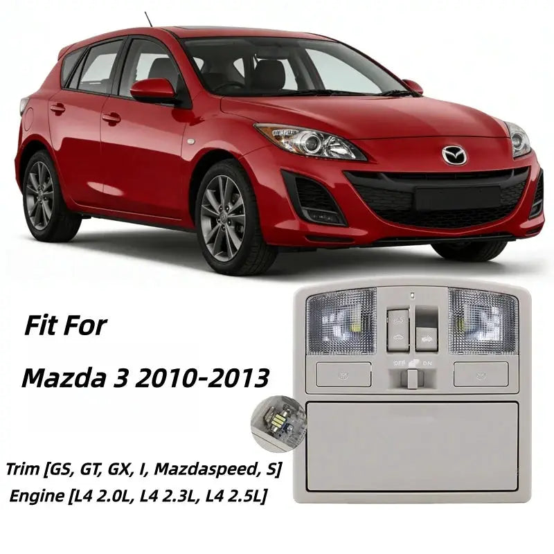 LED Overhead Console Light Switch With Sunroof For Mazda 3 2010-2013 by InterCyprus Trading Ltd