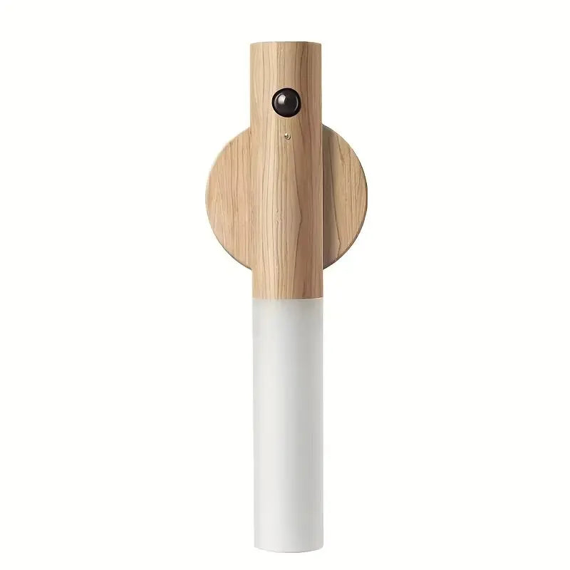 2025 NEW USB LED Magnetic Wall Lamp - Motion Sensor Ash Wood