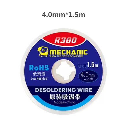 MECHANIC R300 Solder Wick &ndash; Powerful Low Residue Desoldering Tape