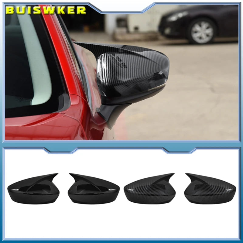 Tampa de Espelho com Aparência de Fibra de Carbono para Mazda 6 Atenza 2017 2022