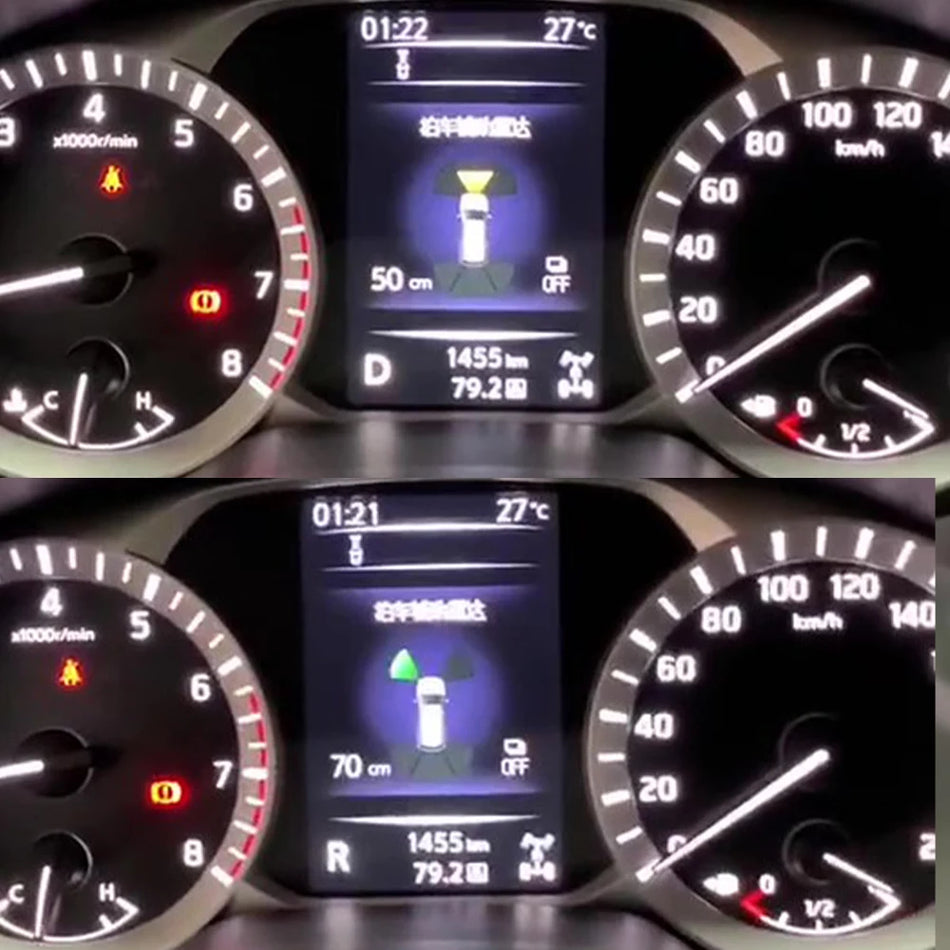 Nissan X-Terra WD23 Parkimisanduri Süsteem Ees ja Taga Radariga koos Signaaliga