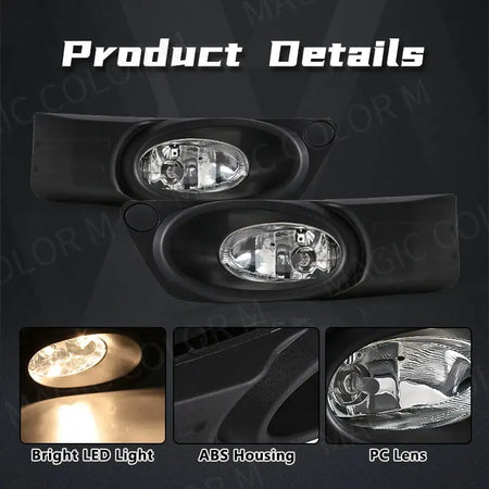 For Honda Fit / Jazz Shuttle 2011 2012 2013 2014 2015 2016 Fog Light Halogen Car Front Bumper Lamp Daytime Running Light DRL 12V by InterCyprus Trading Ltd