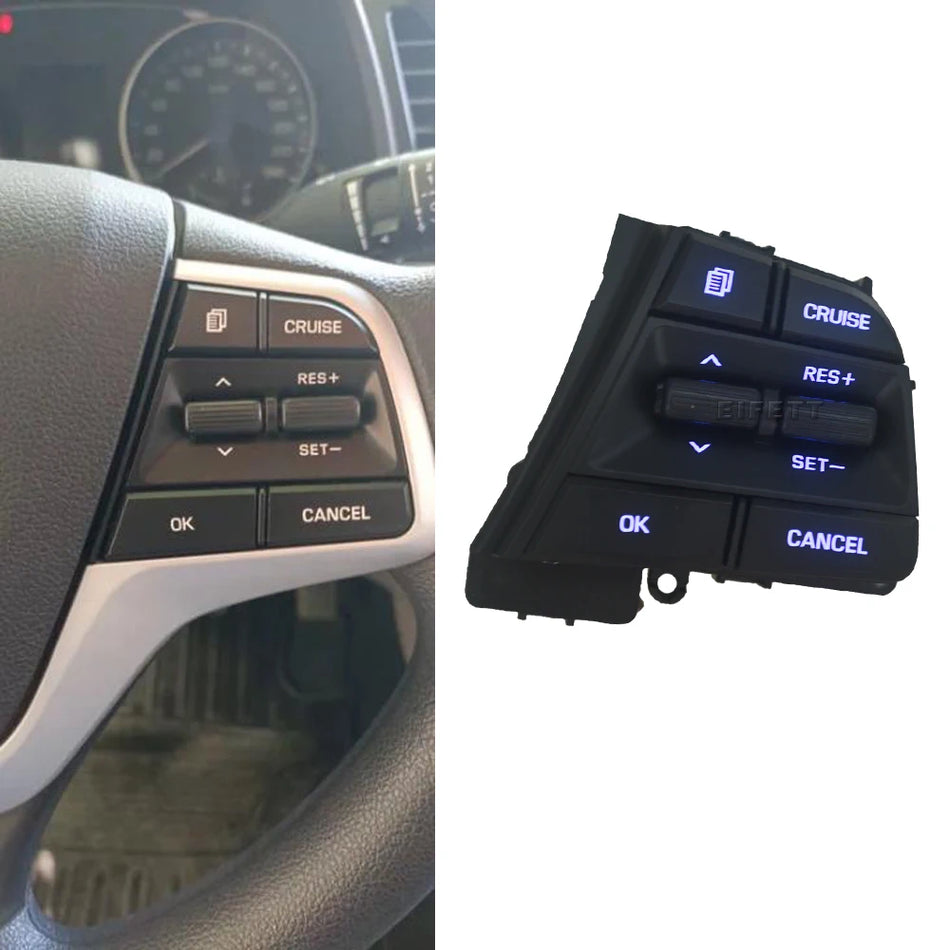 Steering Wheel Cruise & Volume Buttons for Hyundai Elantra 2016-2018