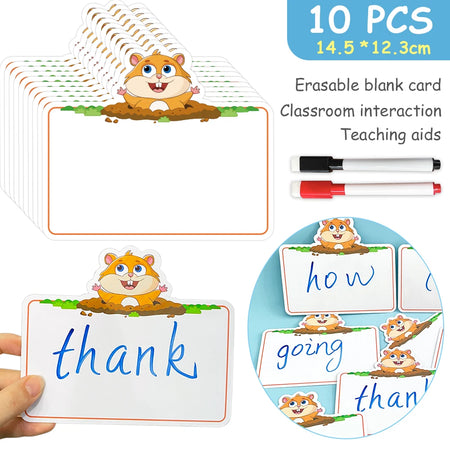 Dry Erasable Fly Cards for Kids - Educational &amp; Fun Learning Set