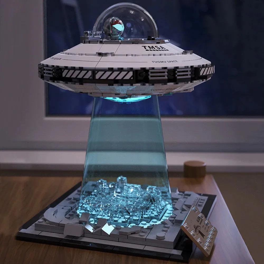 Technical Spaceship Space UFO Building Sets &ndash; 601 Pieces