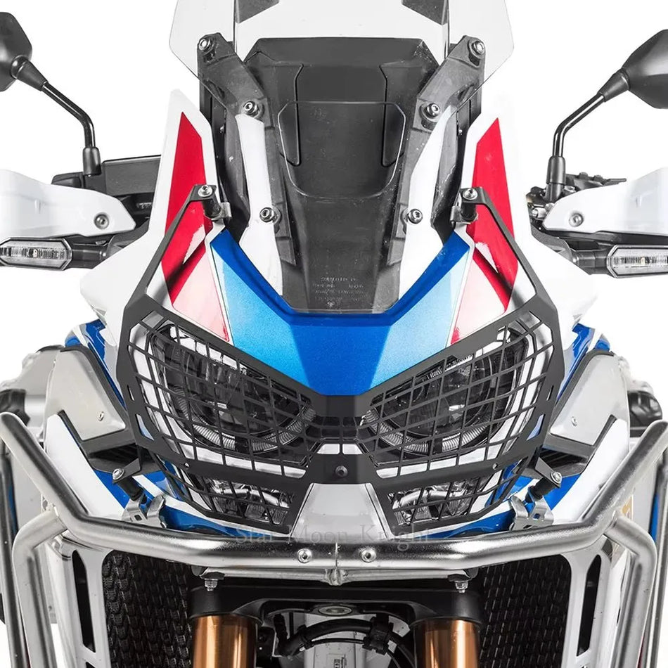 Protetor de Farol Honda Africa Twin CRF1100L Grelha de Proteção Feita de Alumínio CNC, Escudo Durável