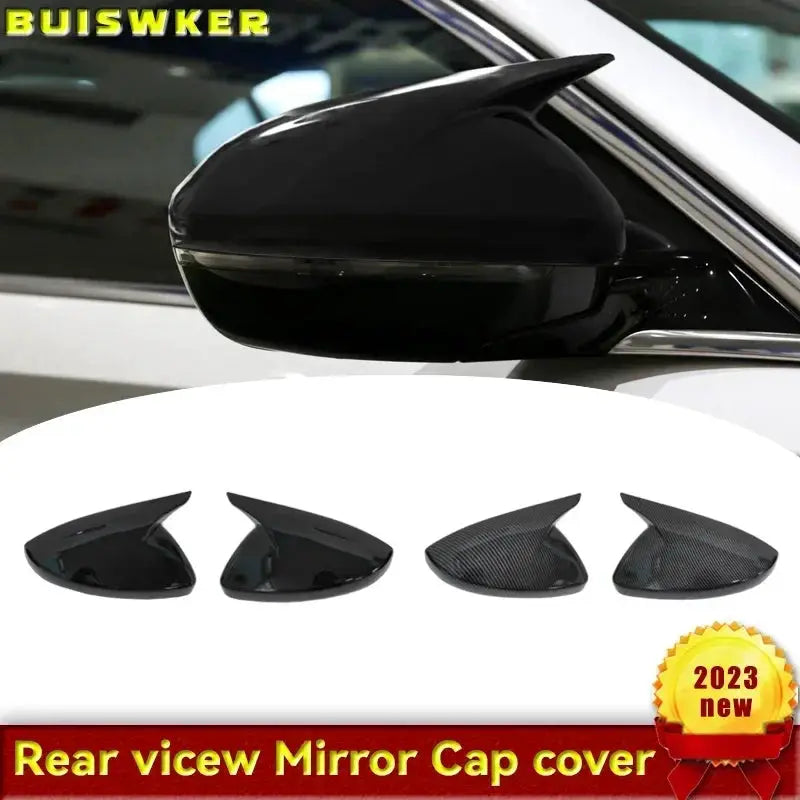 For Peugeot 208 2020-2023 Peugeot 308 2014-2020 508 2008 carbon fiber glossy black side wing mirror cover by InterCyprus Trading Ltd