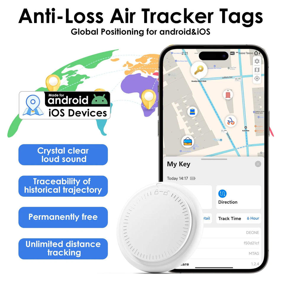 HONGTOP Tracking Tags &ndash; Waterproof Locator For Keys