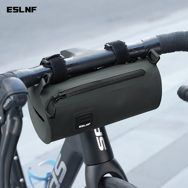 ESLNF Fietsstuur PVC Tas, Waterdicht, Grote Capaciteit Voortas