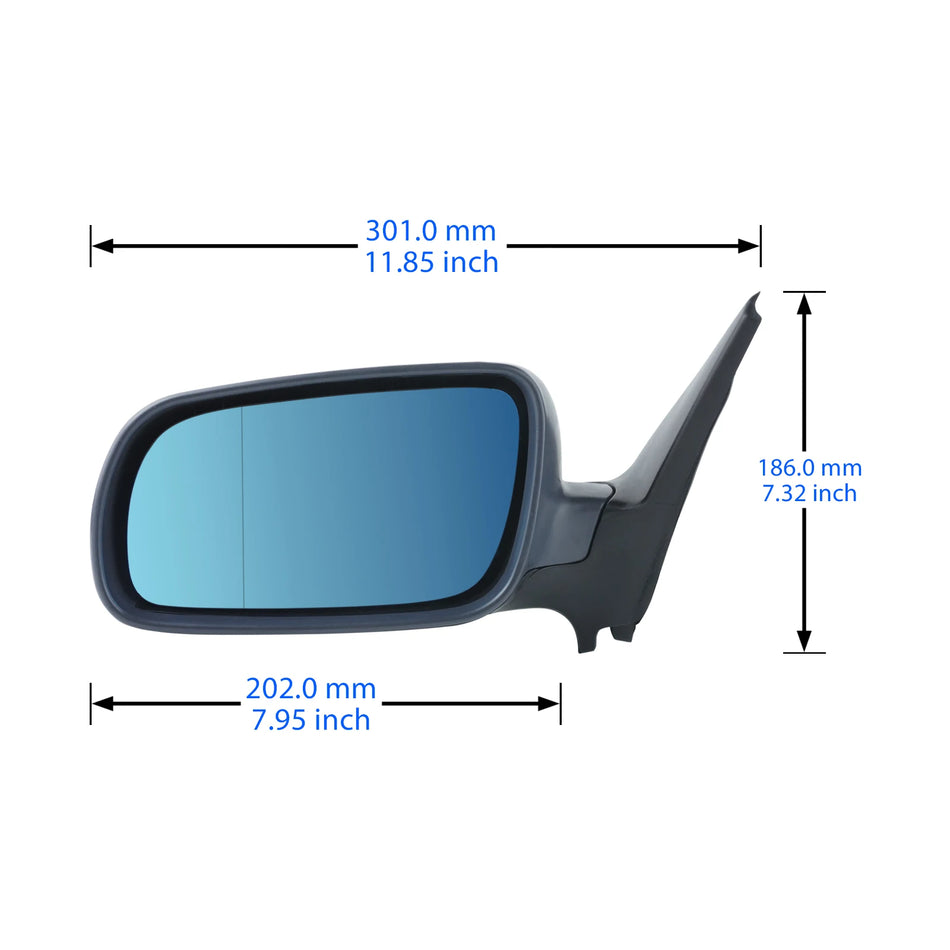 VW Golf Mk4 Door Wing Mirror Left Heated Electric Primed