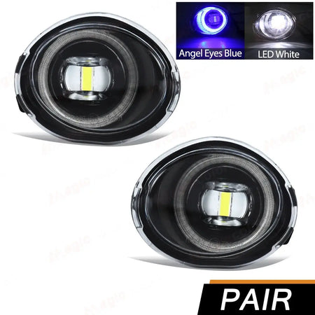 For BMW E39 M5 2001 2002 2003 E46 3 Series M3 2002 2003 2004 2005 2006 Fog Lights Headlight Front Driving Lamp Halogen LED Bulbs by InterCyprus Trading Ltd