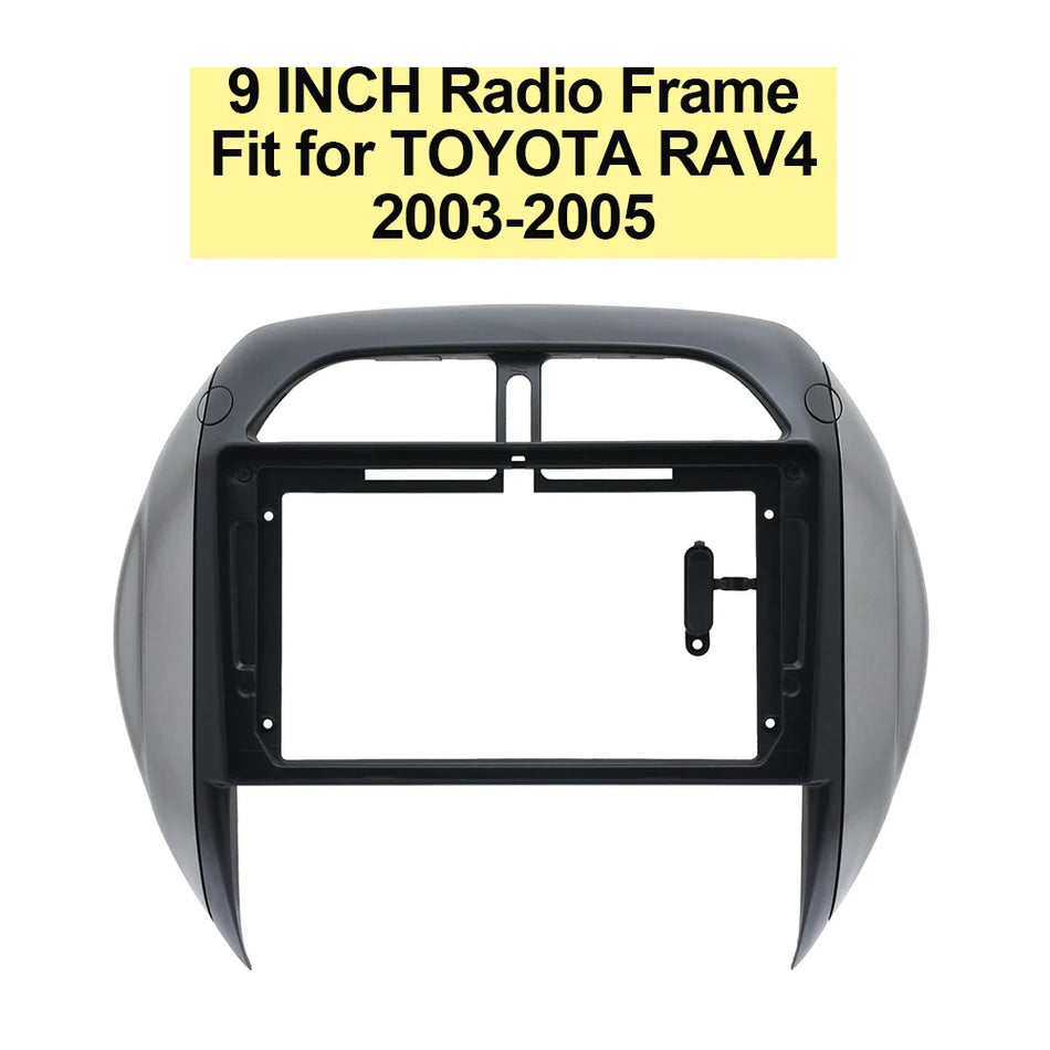 Toyota RAV4 2003-2005 için Radyo Çerçevesi İkili DIN Çerçeve 9 İnç Başlık Montaj Yedeği