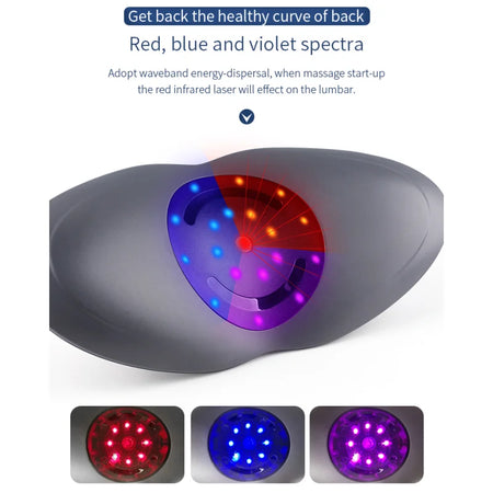 Multi-Level Back Vibration Electric Waist Massager with Heat Therapy