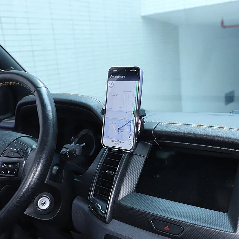 Držák telefonu GPS Ford Ranger Wildtrak ABS černý