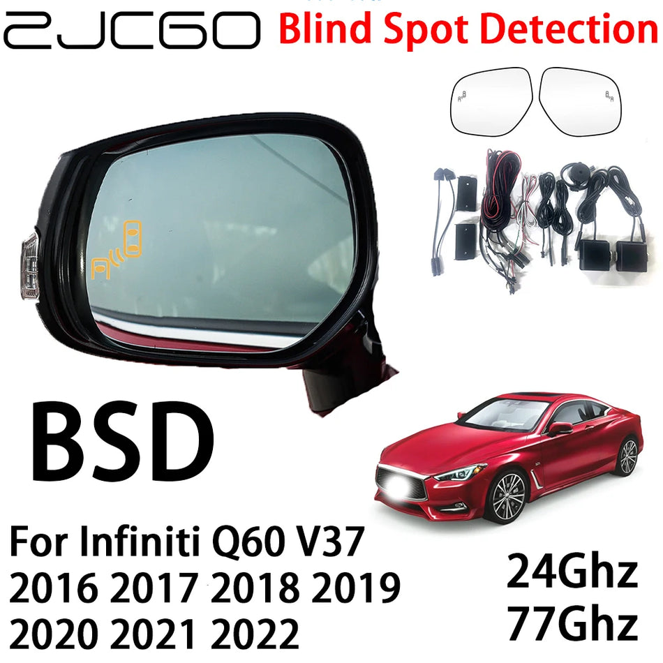 Infiniti Q60 BSD Radar Warning System with Blind Spot Detection