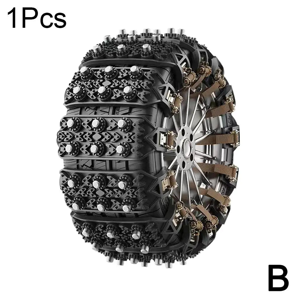 Car Snow Chains &ndash; Heavy Duty Anti Skid Performance Pro Plus Black / CN