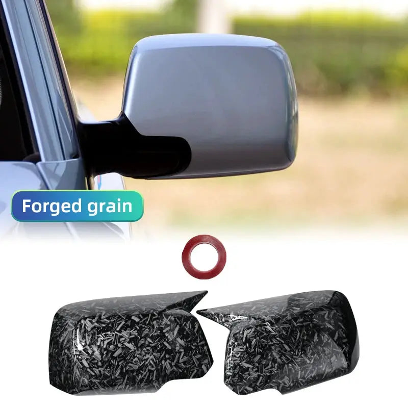 Left Right Side Wing Rearview Mirror Cover For BMW X3 E83 2003-2010 Black Cap Sticker Trim Mirror Shell by InterCyprus Trading Ltd