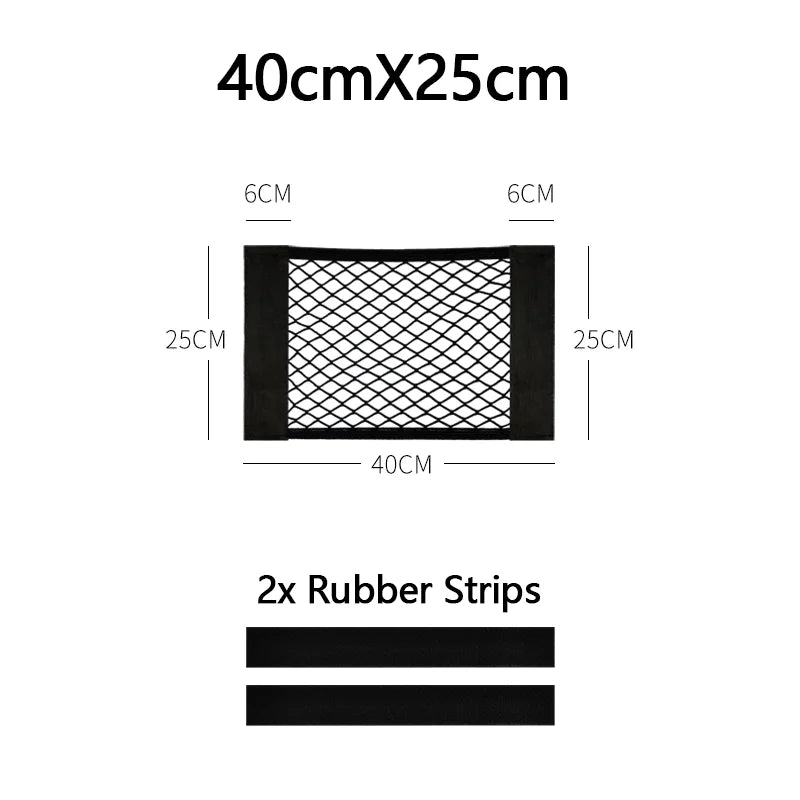 Car Trunk Net &ndash; Universal Mesh Organizer For Car Storage