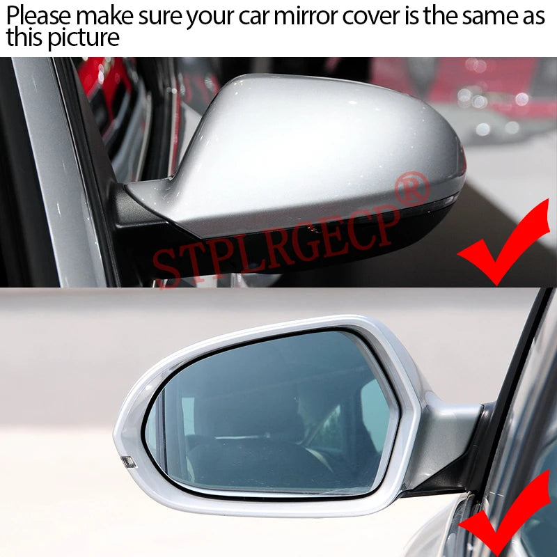Links Rechts Heizbares Spiegelglas für Audi A6 S6 RS6 C7