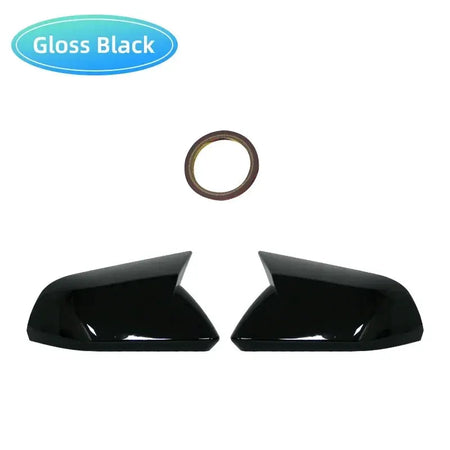For Ford Mustang 2015-2022 1Pair Rearview Mirror Cover Case Car Side Rear View Mirror Shell Cover by InterCyprus Trading Ltd