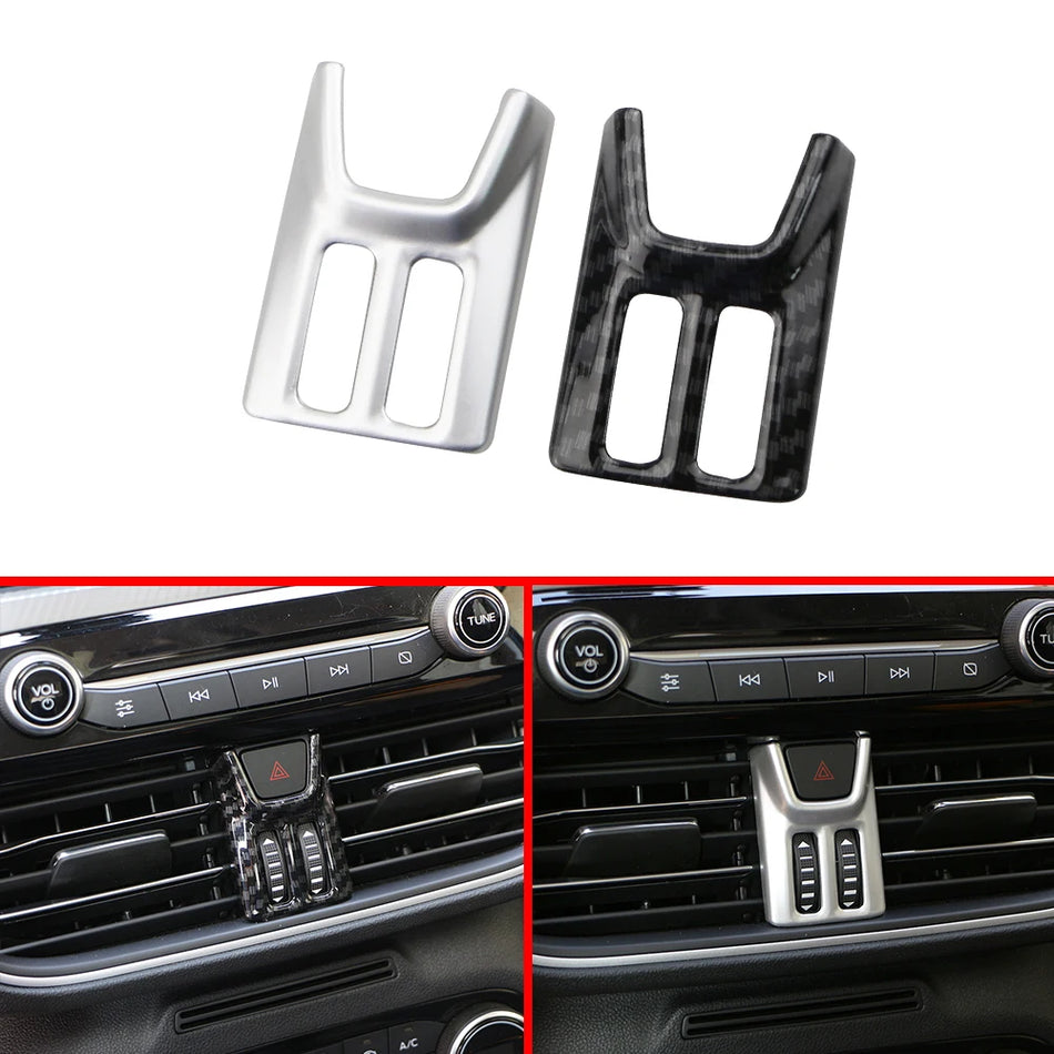 Capace pentru butoanele ventilației cromate pentru Ford Focus 2019-2020, accesorii interioare pentru tabloul de bord